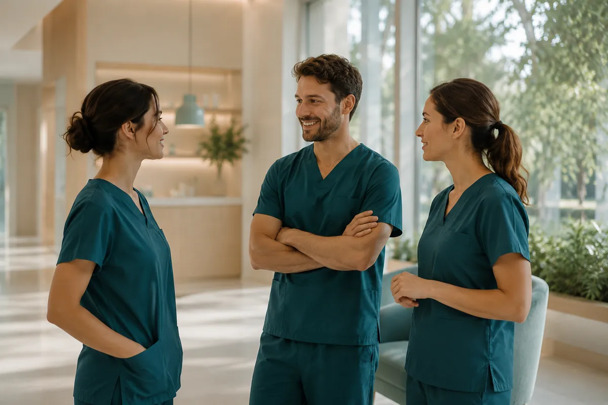 Escáner intraoral en manos de un profesional de NOVA Dental Studio